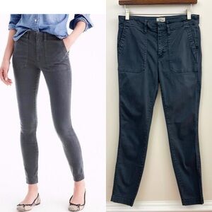 J. Crew Cargo Toothpick Pants in Thunder Grey, EUC